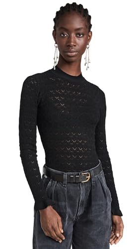 トップス CLESSTE FF30G HIGH NECK KNIT &Daughter Caragh Chunky Slouch Crewneck Sweater in Dark