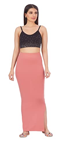 Image of Studio Shringaar Women's Pure Cotton Stretchable Saree Shapewear Petticoat