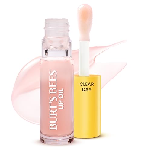 Burt's Bees Lip Oil Clear Day, Instant Hydration, Nourishes...