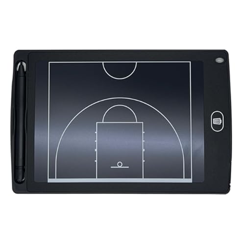Pizarra Electrónica de Entrenamiento de Baloncesto con Pantalla LCD, Pizarra Táctica de Baloncesto, con Sensor, Ligera y Portátil, Ideal para Planificación Estratégica(Medium)