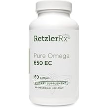 HormoneSynergy Omega 650 EC Fish Oil - 60 Enteric Coated Softgels - 3Xs Greater Absorption* - MaxSimil monoglyceride Fish Oil