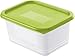 Produktbild Rotho Domino 4er-Set Gefrierdosen 0.75l mit Deckel, Kunststoff (PP) BPA-frei, grün/transparent, 4 x 0.75l (15.7 x 11.8 x 8.0 cm)