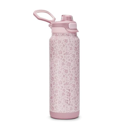 Image of ZULU Powerfill Pro 32oz Stainless Steel Water Bottle - You're Wild Flower