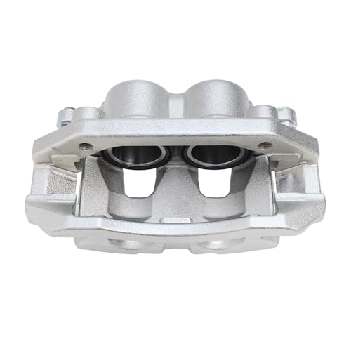Image of Detroit Axle - Front Disc Brake Calipers w /Brackets Replacement for 2006-08 Dodge Ram 1500 05-08 Dakota 06-09 Mitsubishi Raider - 2pc Set