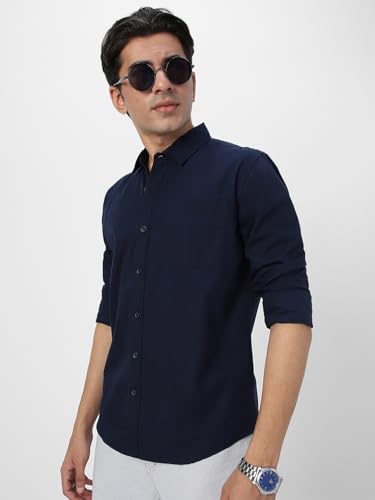 Image of Urbano Fashion Men's Cotton Full Sleeve Regular Fit Casual Solid Shirt