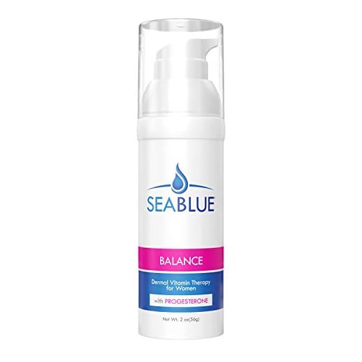 Balance by SeaBlue- Estrogen Cream Women- Progesterone Cream for Women- Balance Hormone + Vitamin B12, Magnesium & Zinc- 1.6 Oz.