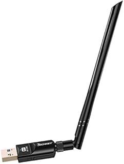 USB WiFi Adapter 1200Mbps Techkey USB 3.0 WiFi Dongle 802.11 ac Wireless Network Adapter with Dual Band 2.42GHz/300Mbps 5.8GHz/866Mbps 5dBi High Gain Antenna for Desktop Windows XP/Vista / 7-10 Mac