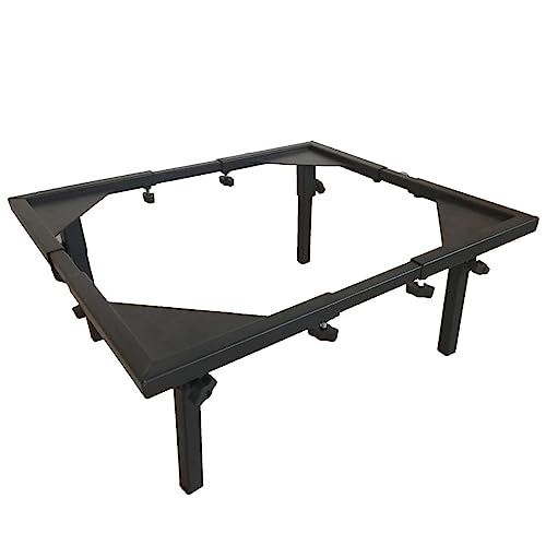 Image of Smart Shelter Heavy Duty Washing Machine Stand Without Wheels - Adjustable Metal Base for Fully & Semi Automatic, Top & Front Load, Fridge & Dishwasher, 160 Kg Capacity, Anti-Rust, Rubber Feet