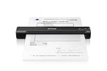 Epson WorkForce ES-50 Scanner Portatile Compatto Leggero, Alimentazione USB, Software ScanSmart Incluso, Scansione 600dpi Alimentazione Automatica 5.5 Secondi per Pagina, JPEG, PDF, TIFF Supportati