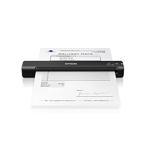 Epson WorkForce ES-50 Tragbarer A4-Dokumentenscanner, Schwarz