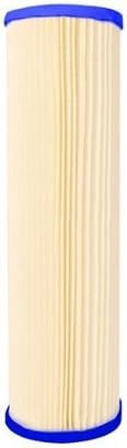 (801-20W) 9.75"x2.75" 801 Series Pleated Sediment 20 Micron Filter