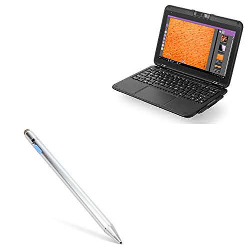 BoxWave Stylus Pen Compatible with Bak USA Atlas - AccuPoint Active Stylus, Electronic Stylus with Ultra Fine Tip for Bak USA Atlas - Metallic Silver