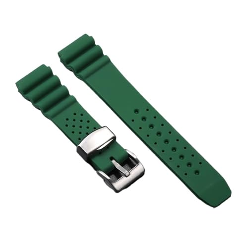 LYBELIRH jo[TuXbg 20mm 22mm VREHb`oh _CrO 007 AoʋlEHb`oh Y X|[cXgbv ZCR[ SKX007 SKX009Ή(Green,20mm)