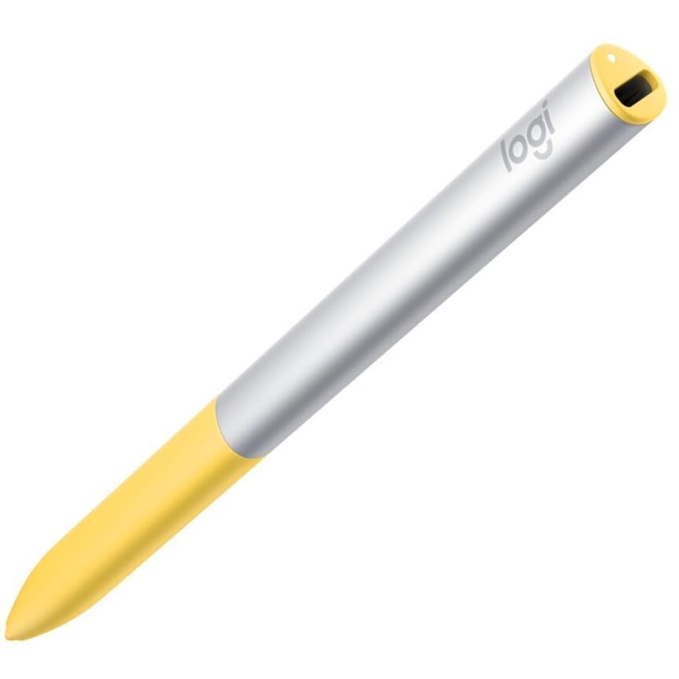 Logitech Pen USI Stylus for Chromebook Rechargeable USI Stylus Designed for Learning + Works with Chromebook Certified + No Pairing + Soft Non-Slip Grip + Attachable Pen Loop
