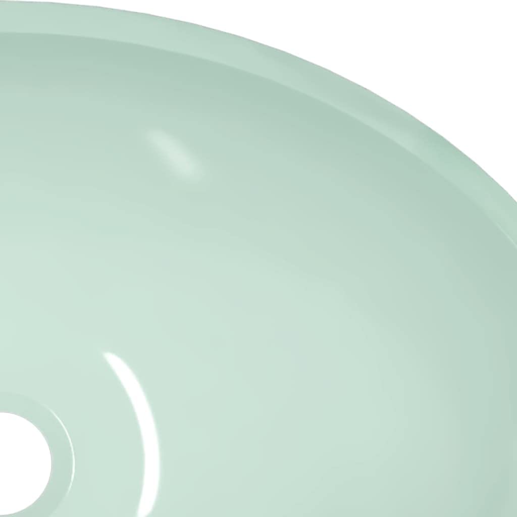INLIFE Lavabo de cristal 50 x 37 x 14 cm, color blanco, 6,92 kg, 345255