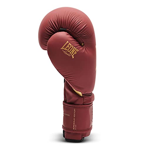 LEONE 1947, Boxhandschuhe der Bordeaux-Edition, Unisex-Erwachsene, Bordeaux, 14 OZ, GN059X