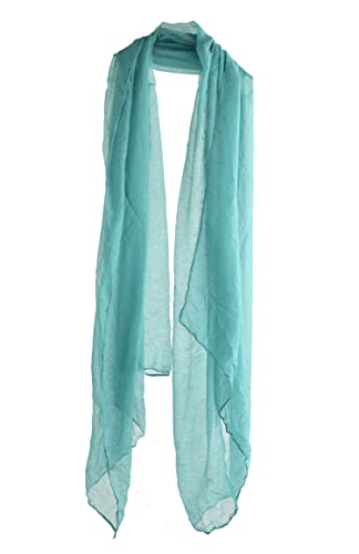 Image of Woogwin Women's Cotton Scarves Lady Light Soft Fashion Solid Scarf Wrap Shawl