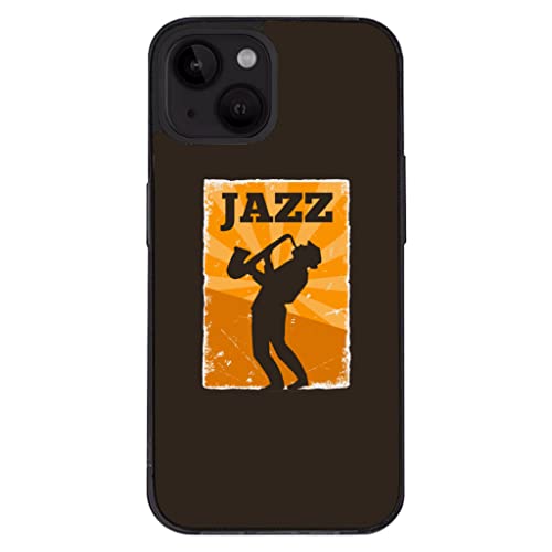 Jazz Iphone 14 Case - Saxophone Phone Case For Iphone 14 - Silhouette Iphone 14 Case Multicolor #TOP17