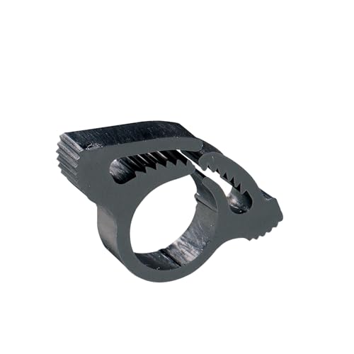 Orbit 67710 10-Pack 1/4-Inch Tubing High Pressure Clamp Black