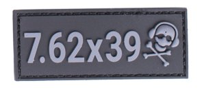 G-CODECaliber Patch - Grey on Black