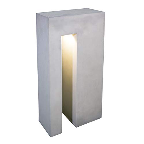 LED Cement Beacon with IP65 for Garden Height 65cm 580 Lumens Handmade
