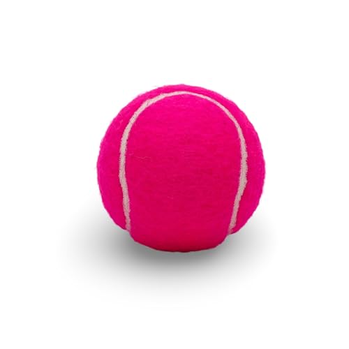 Price Tube Tennisbälle, Typ 2, hergestellt in Großbritannien, rose, 1 x 4 Pink balls