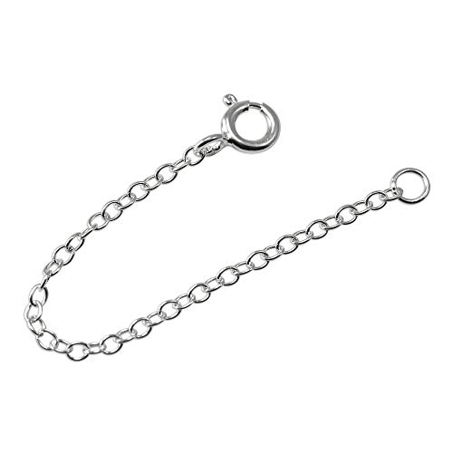 Preisvergleich Produktbild jewellerybox Sterling Silber Trace Kette Verlängerungskettchen / Kettenlänge: 3 Inch (7,6cm)