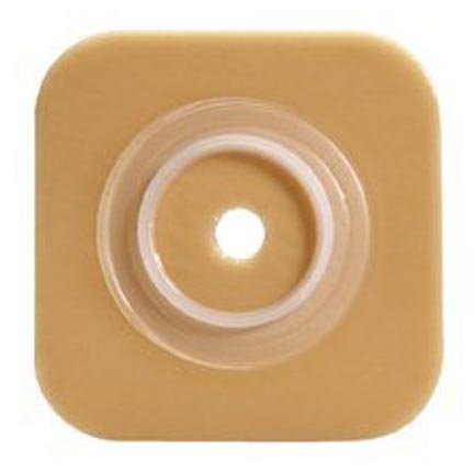 ConvaTec 401574 SUR-FIT Natura Two-Piece Stomahesive Skin Barrier, No Tape Collar, Cut-to-Fit, 1-1/2" Flange, 4" Length, 4" Width, Pack of 10