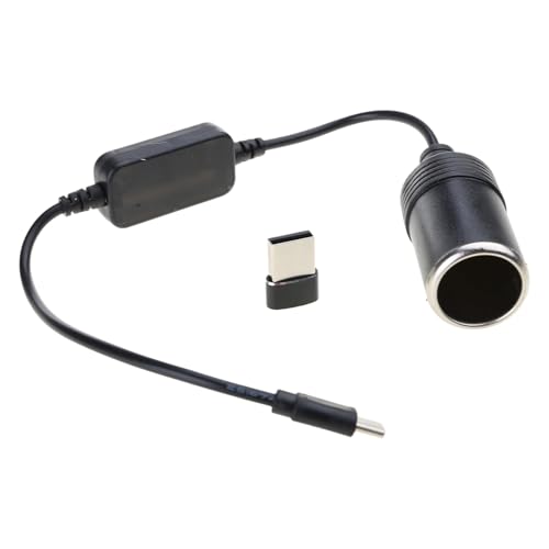 5V USB C に 12V 電源コンバータコード昇圧ケーブル 10 ワット車のデバイスポータブルアダプタワイヤーと車のソケット