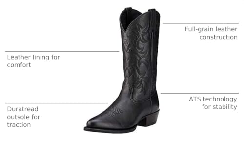Image of Ariat Men's Heritage R Toe Western Boot