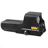 Metal 558 553 551 552 Red Green Dot Sight, Holographic Reflex Sight Optical Scope Replica Scope, with 20mm Rail Mount, Fit for G33 G43 3X Magnifier, Outdoor Hunting Accessories