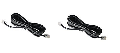 Ann-Tech Telephone Line Cord (Black, 5 Meter) - Pack of 2 Cables (B01M31K7JQ) Amazon Price History, Amazon Price Tracker