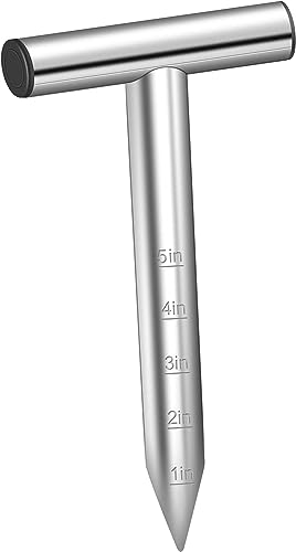 MCJSGSP Seed Dibber Hand Dibber Bulb Planter Tool Seed Planter Tool, Hole Digger for Plant Labels Self Watering Stakes, Hand Held Bulb Planter for Tulip Daffodil Crocus Garden Tool