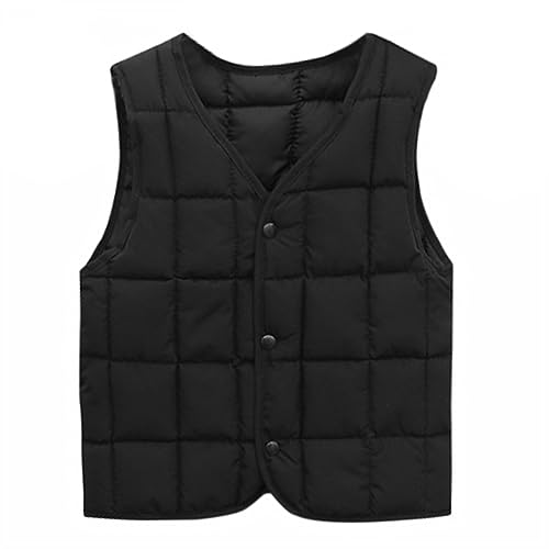 Boys Girls' Thin Light Weight Vest,Kids Down Puffer Sleeveless Jacket Waistcoat