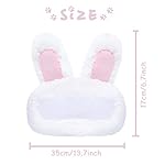 2 pieces easter cat costume easter pet cap bunny rabbit hat with ears for cats and small dogs pets costume accessories 10 31jz0jz2s9l. Sl500. Ss150
