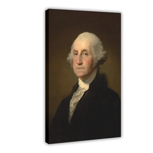Toile George Washington : habillez un grand mur blanc de bureau avec ce cadre suspendu