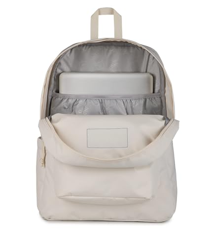 Image of JanSport SuperBreak Plus Backpack with Padded 15-inch Laptop Sleeve and Integrated Bottle Pocket - Spacious and Durable Daypack for Work and Travel, Moon Flower