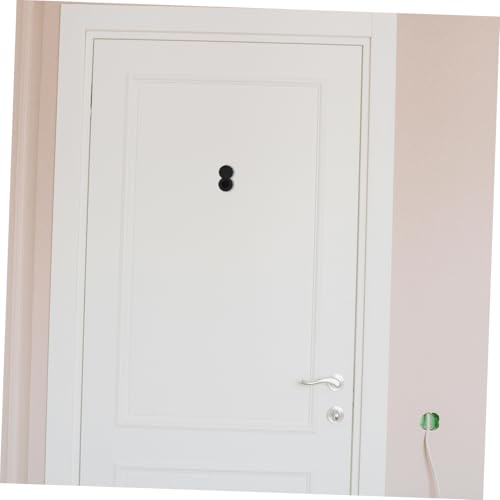 Cubierta de mirilla para puerta auto-adhesiva para privacidad, diseño elegante para apartamentos y puertas de dormitorio, fácil instalación interior miniatura 4