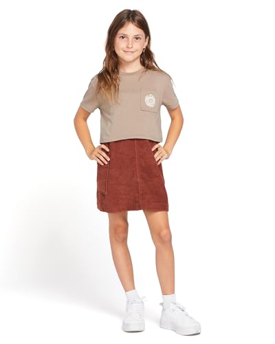 Volcom Little Girls Pocket Dial Short Sleeve Tee
