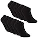 Produktbild 10 | 20 | 30 Paar Sneaker Socken Herren Damen Schwarz Weiß Grau Baumwolle 16900 (10x Schwarz 43-46)