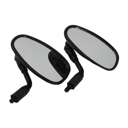 Espejo retrovisor universal de 10mm con cristal ovalado anti reflejos 1
