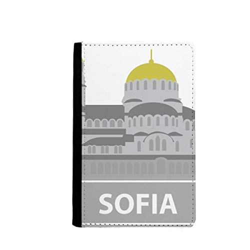 Étui portefeuille pour passeport gris Sofia Bulgaria accessoire élégant