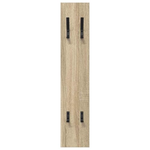 Perchero de pared estable de madera moderna fácil de limpiar 6