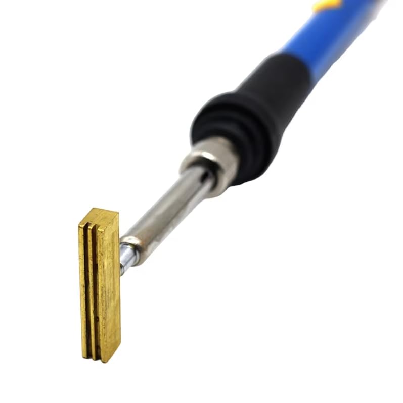Image of 3pcs T Soldering Iron Tips Set, LCD Flex Ribbon Cable Repair Parts, Hot Press Head with Strip for LCD Screen Flex Cable Repair, 30W /40W /60W