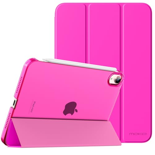 Étui iPad Mini 6 MoKo - Coque fine rouge Pitaya ultra-légère