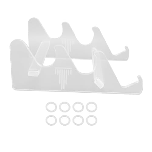 3-Tier Acrylic Keyboard Display Stand, Clear Keyboard Storage Holder, Mechanical Keyboard Collection Holders, Computer Keyboard Storage Shelf for 3 Keyboards