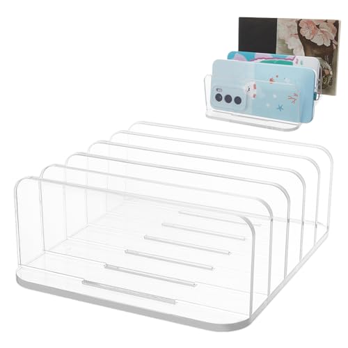 Support vertical ordinateur portable réglable 6 emplacements et support bureau tablette téléphone
