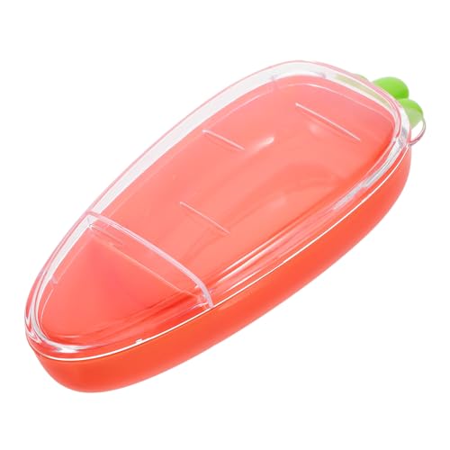 Bandeja para Verduras con Tapa Hermética Caja de Almacenamiento de Plástico Abs de Compartimentos Organizador Resistente para Frutas y Snacks para Cocina y Picnics