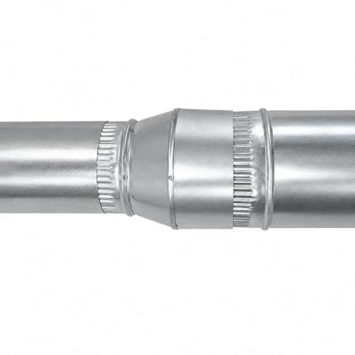 Miniatura 4 de Caexven Reducción Para Chimeneas En Acero Galvanizado - Serie Lisa - 150 A 120 Mm