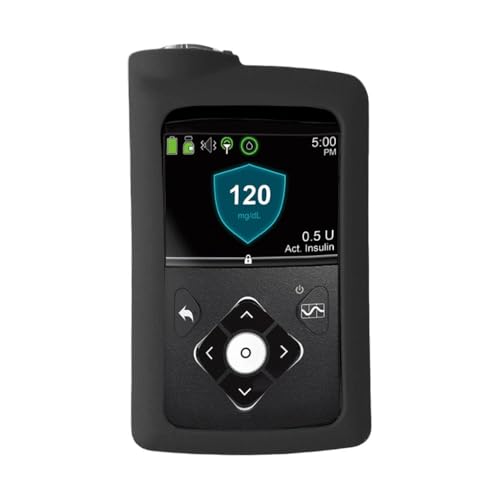 Coque Medtronic 770G 640G noire boîtier de remplacement anti rayure écran